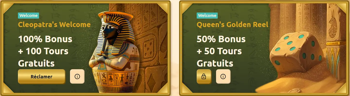Betcleo Casino pack de bienvenue